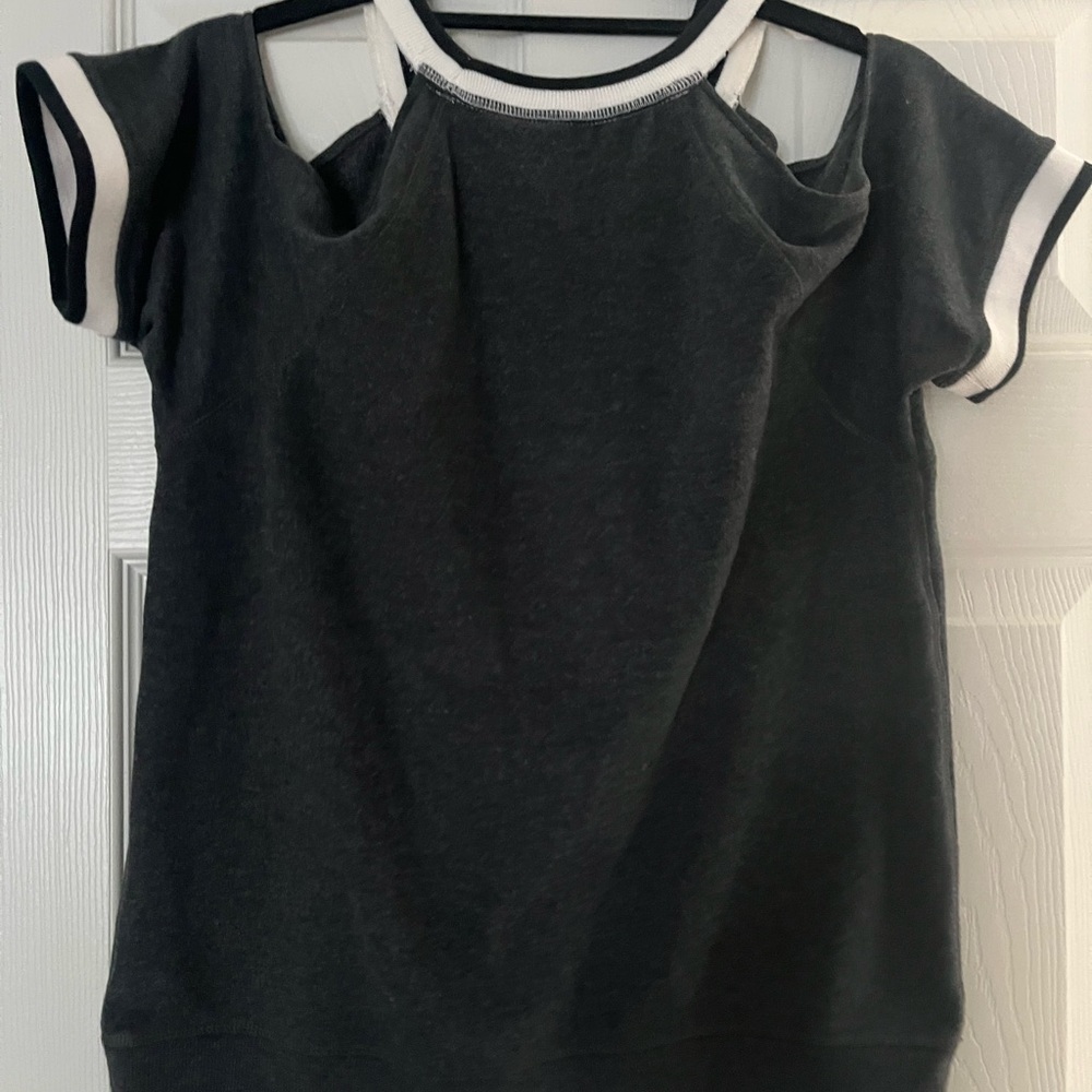 Victoria's Secret Black and White Knit Top